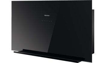 Miele DA 9092 W Screen Wand-Dunstabzugshaube, Obsidianschwarz