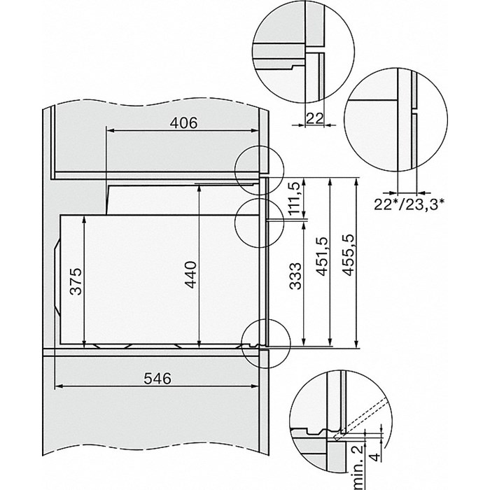 Miele H 7840 BP Kompakt-Backofen Obsidianschwarz A+