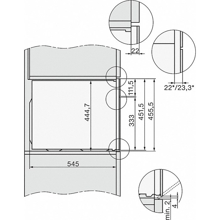 Miele H 7840 BM Kompakt-Backofen mit Mikrowelle Obsidianschwarz