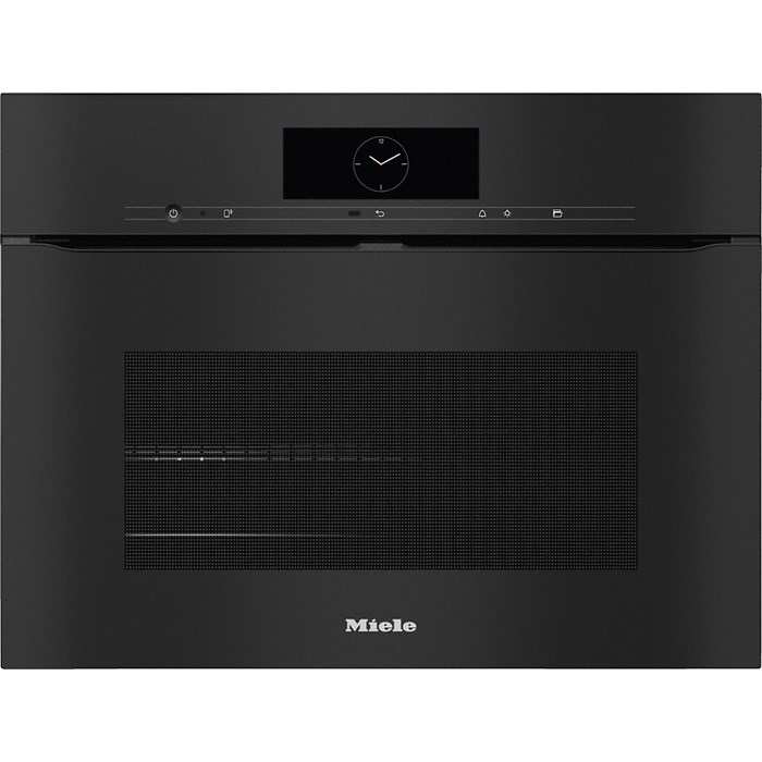 Miele H 7840 BPX Griffloser Kompakt-Backofen Obsidianschwarz A+