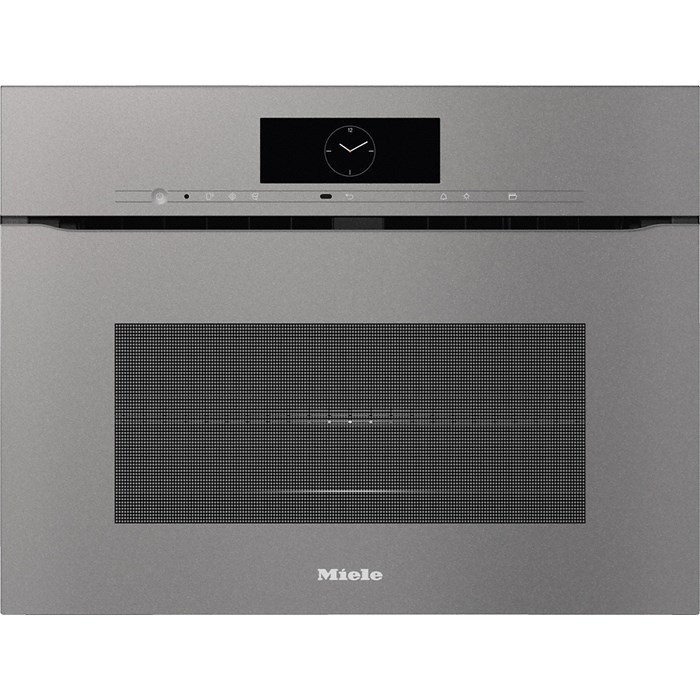 Miele H 7840 BMX Griffloser Kompakt-Backofen mit Mikrowelle Graphitgrau