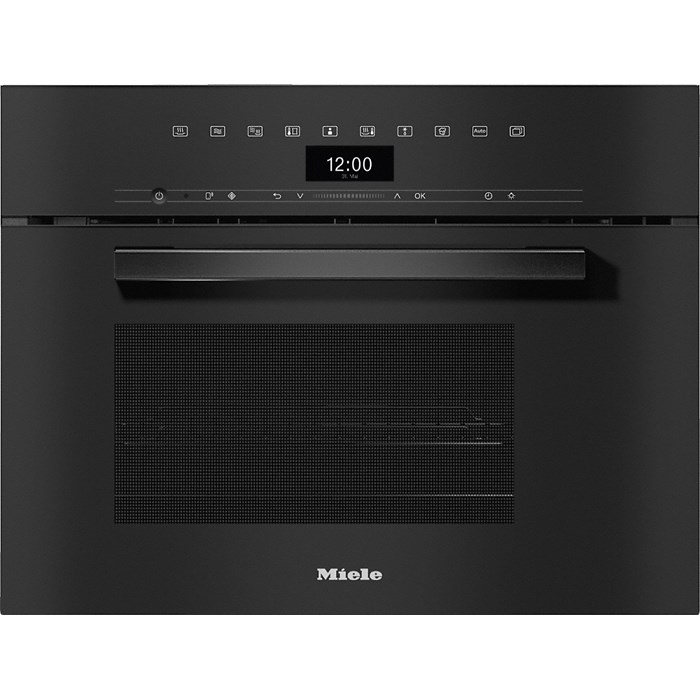 Miele DGM 7440 Dampfgarer mit Mikrowelle Obsidianschwarz