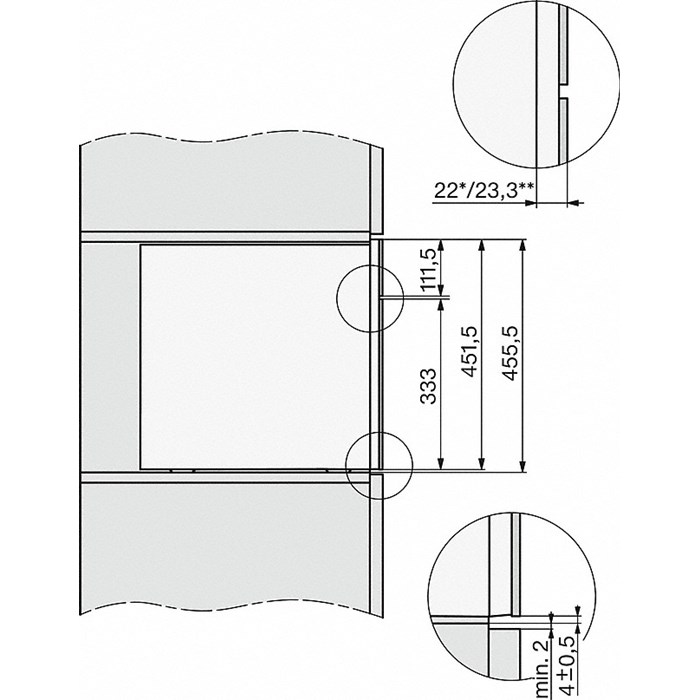 Miele CVA 7440 Einbau-Kaffeevollautomat Edelstahl/CleanSteel