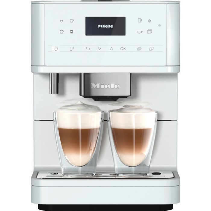 Miele CM 6160 MilkPerfection Stand-Kaffeevollautomat - Lotosweiß