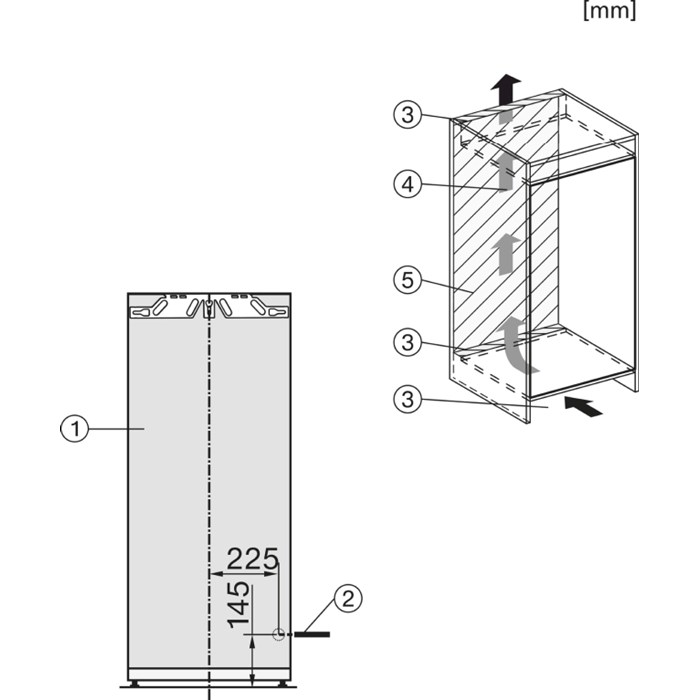 Miele FNS 7470 D Einbau-Gefrierschrank