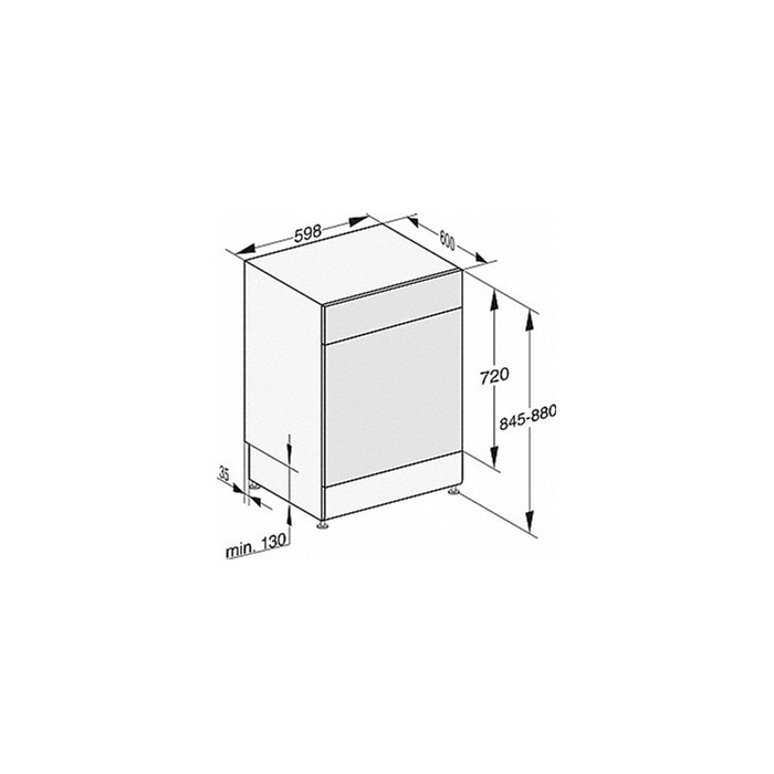 Miele G 7110 SC AutoDos Stand-Geschirrspüler Brilliantweiß