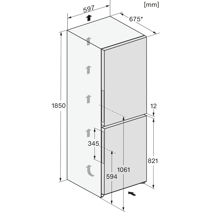 Miele KFN 4375 DD Stand-Kühl-Gefrierkombination, Weiß