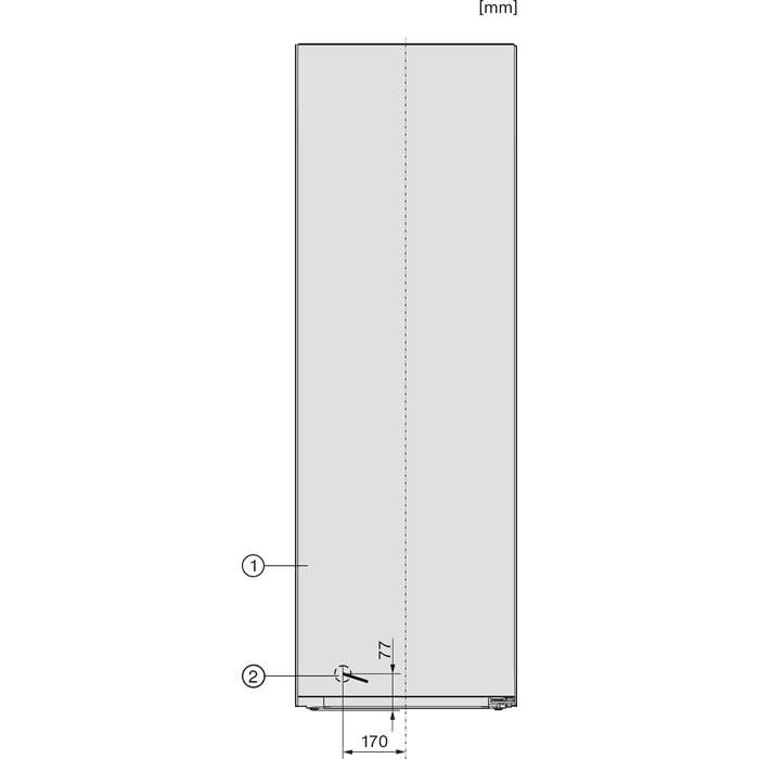 Miele FN 4372 E Stand-Gefrierschrank, Weiß