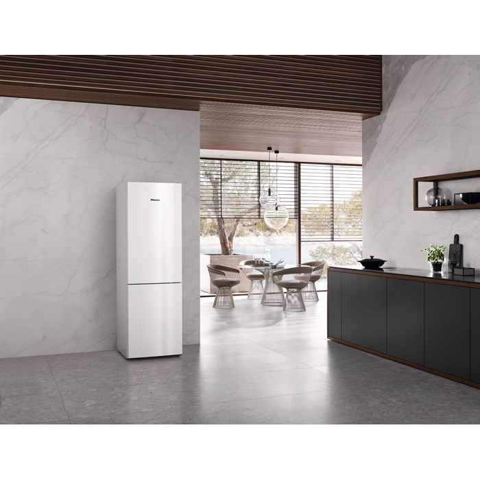 Miele KFN 4374 ED Stand- Kühl- und Gefrierkombination, Weiß