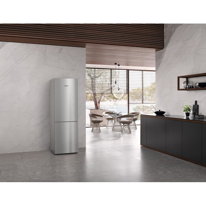 Miele KD 4072 E Active Stand- Kühl- und Gefrierkombination, Edelstahllook