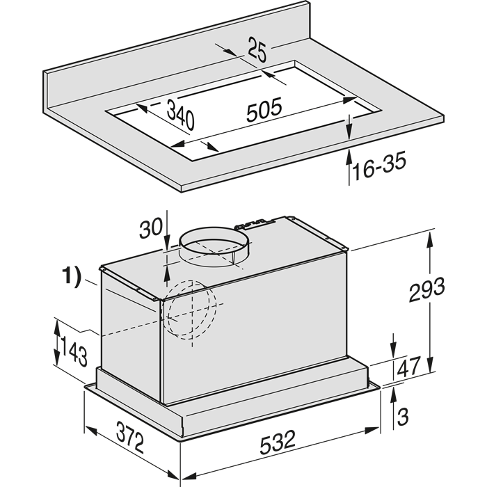 Miele DA 2450-1 Lüfterbaustein