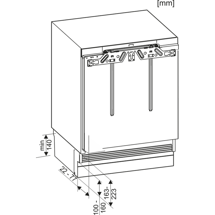 Miele K 31222 Ui-1 Unterbau-Kühlschrank