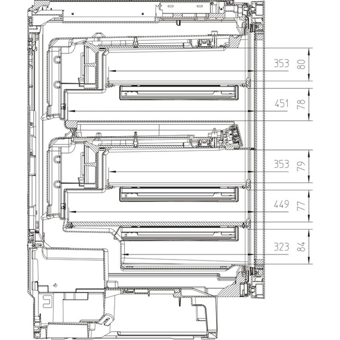 Miele KWT 6322 UG-1 Unterbau Weintemperierschrank