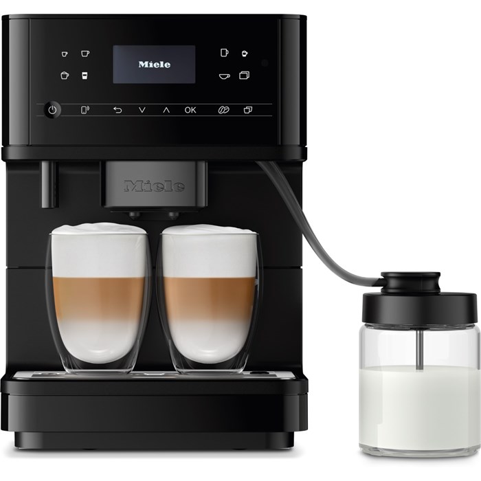 Miele CM 6360 125 Edition Stand Kaffeevollautomat mit Bohnensystem, Obsidianschwarz matt