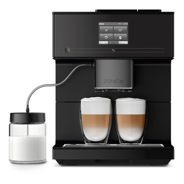 Miele CM 7750 125 Edition Stand Kaffeevollautomat mit Bohnensystem, Obsidianschwarz matt