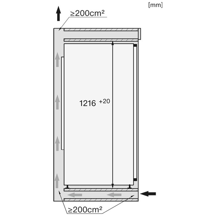 Miele K 7348 C 125 Gala Ed Einbau-Kühlschrank